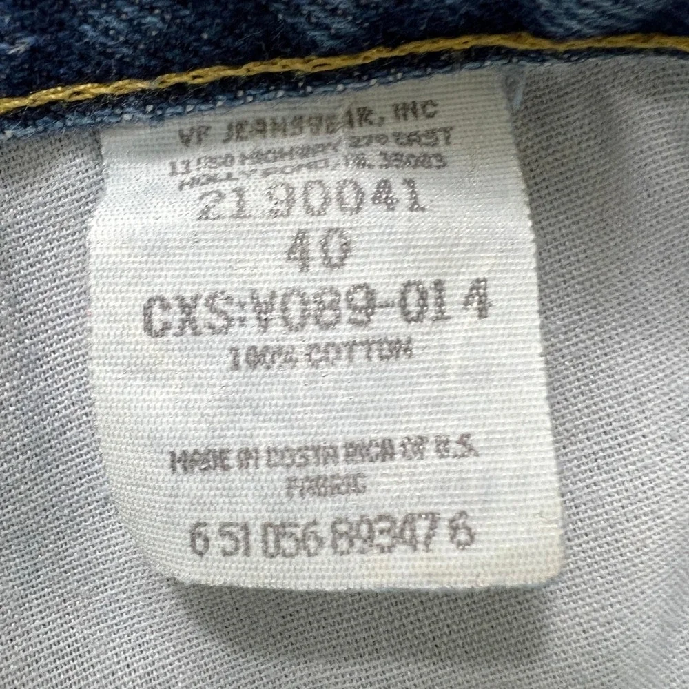 Lee Men's Denim Jean Shorts Size 40 Blue High Rise Relaxed‎ Fit 100% Cotton USA